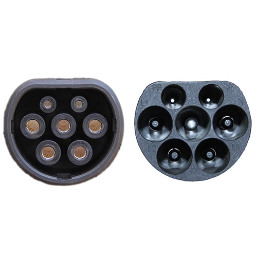 2-EVMOTIONS Delta Type2 -> Type2 (3x32A) Sähköauton latauskaapeli