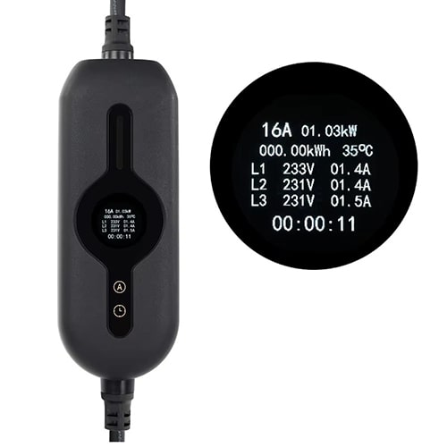 2-EVMOTIONS Epsilon EVSE Type2 (3x16A) Tilapäislatauskaapeli